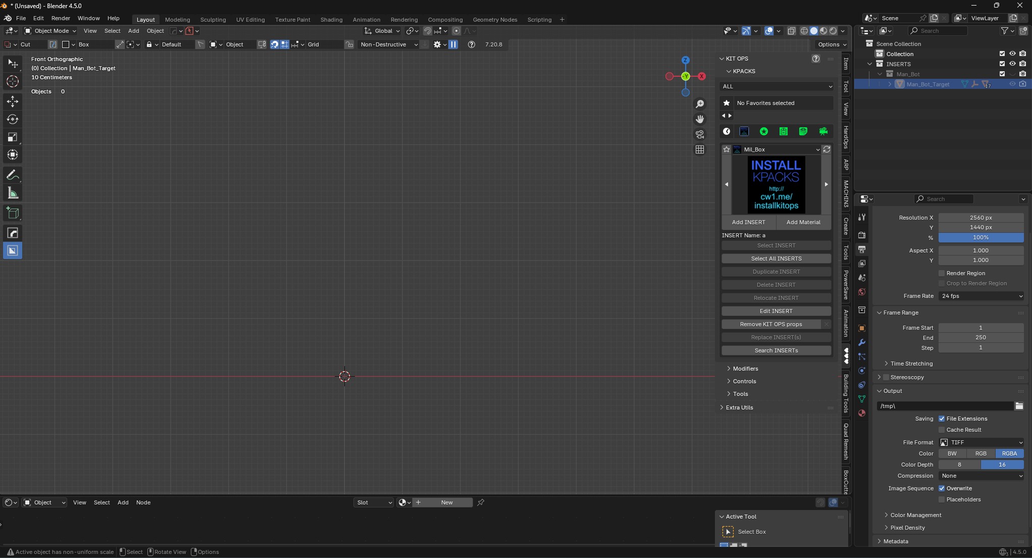 Screenshot of Blender interface looking intimidating
