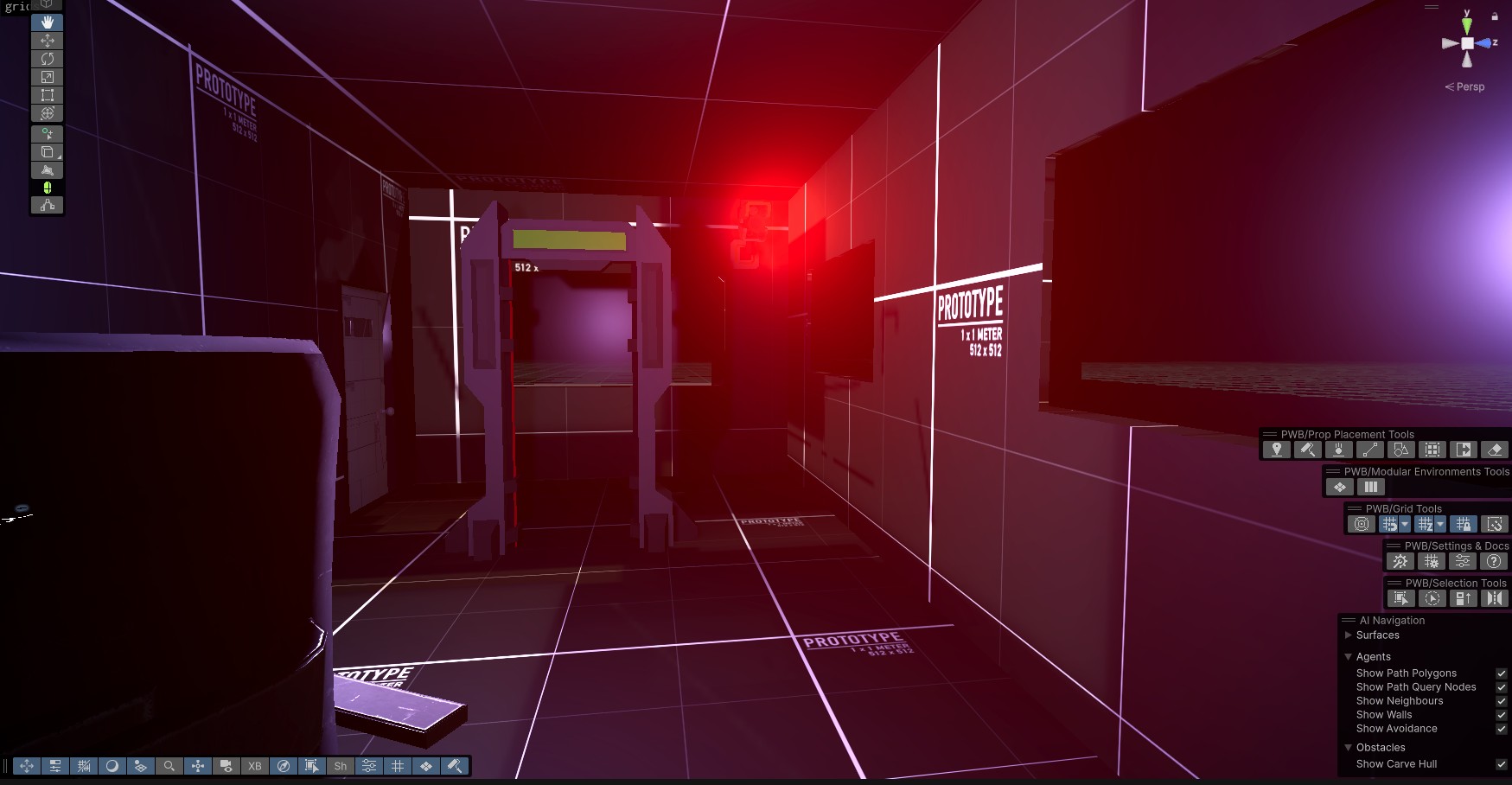 Detailed corridor from Sentinel 2099