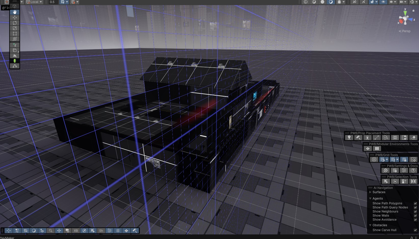 Same model in Unity game